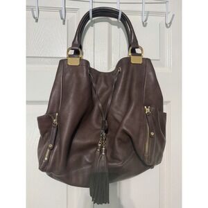 Pelle Studio Leather Magnetic Closure Shoulder Bag Vintage